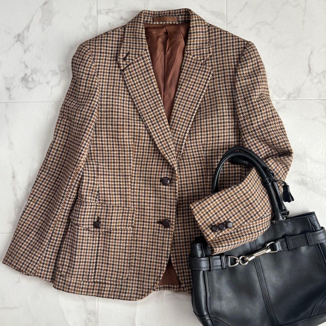 Burberry バーバリー 千鳥格子 ヴィンテージ テーラードジャケット 9