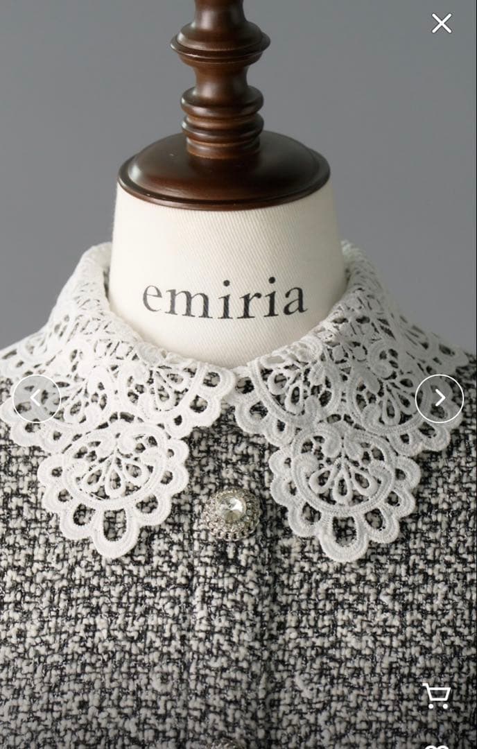 エミリアウィズ　ツイード　ワンピース　期間限定お値下げ中