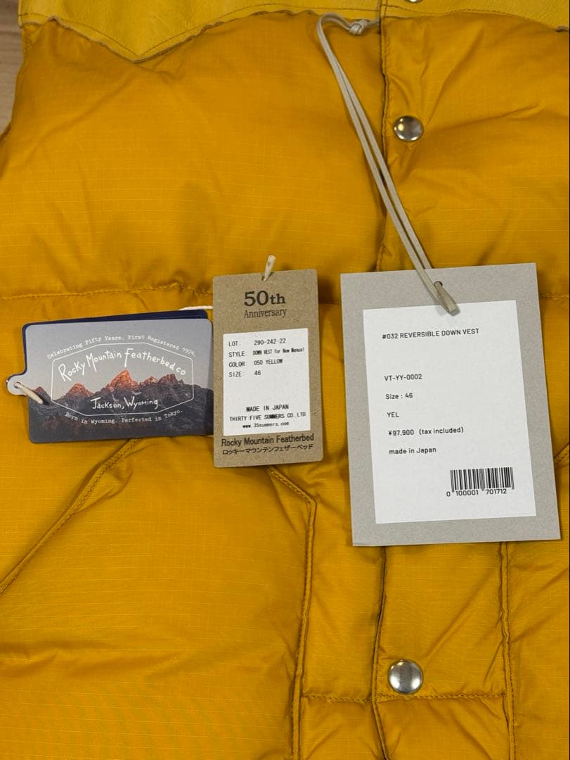 new manual rocky mountain ダウンベスト