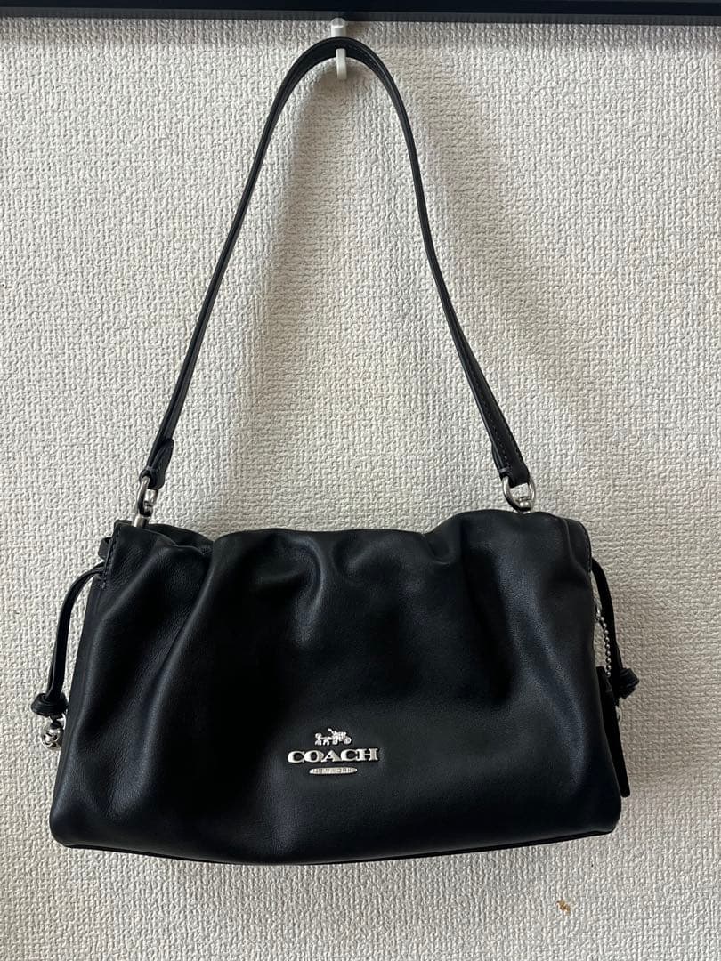COACH コーチショルダーバッグ　ブラック