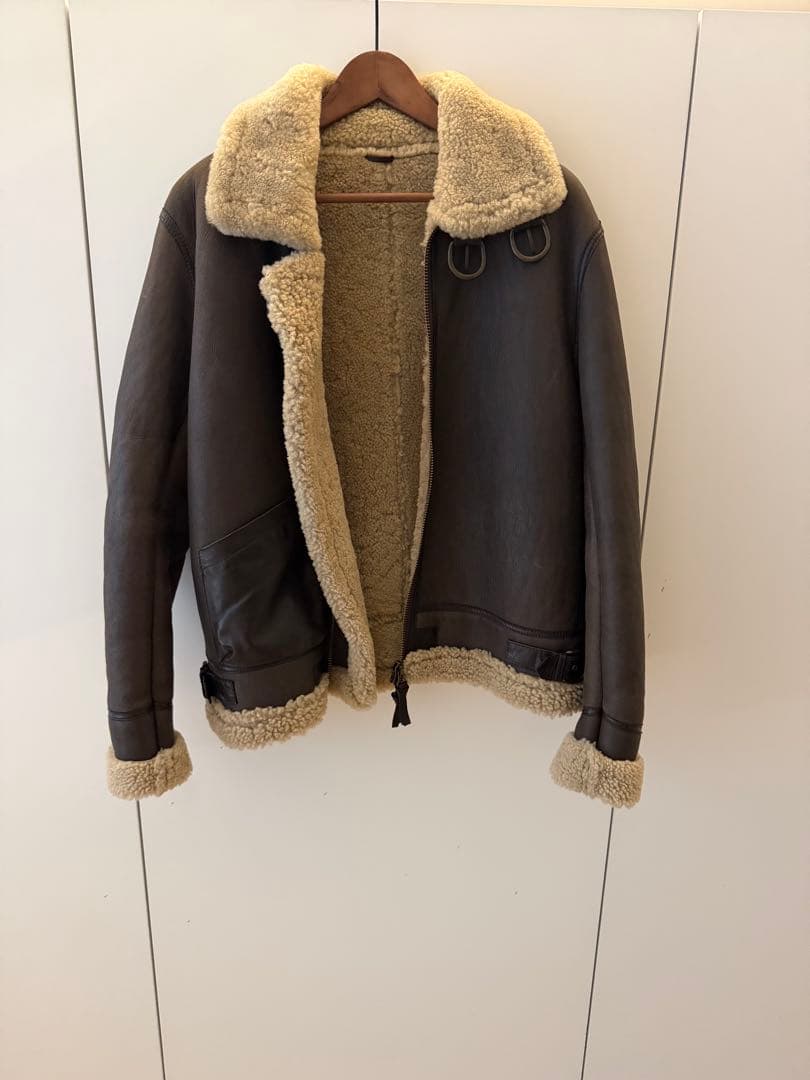 チンクアンタ　B3ムートンジャケット　こげ茶