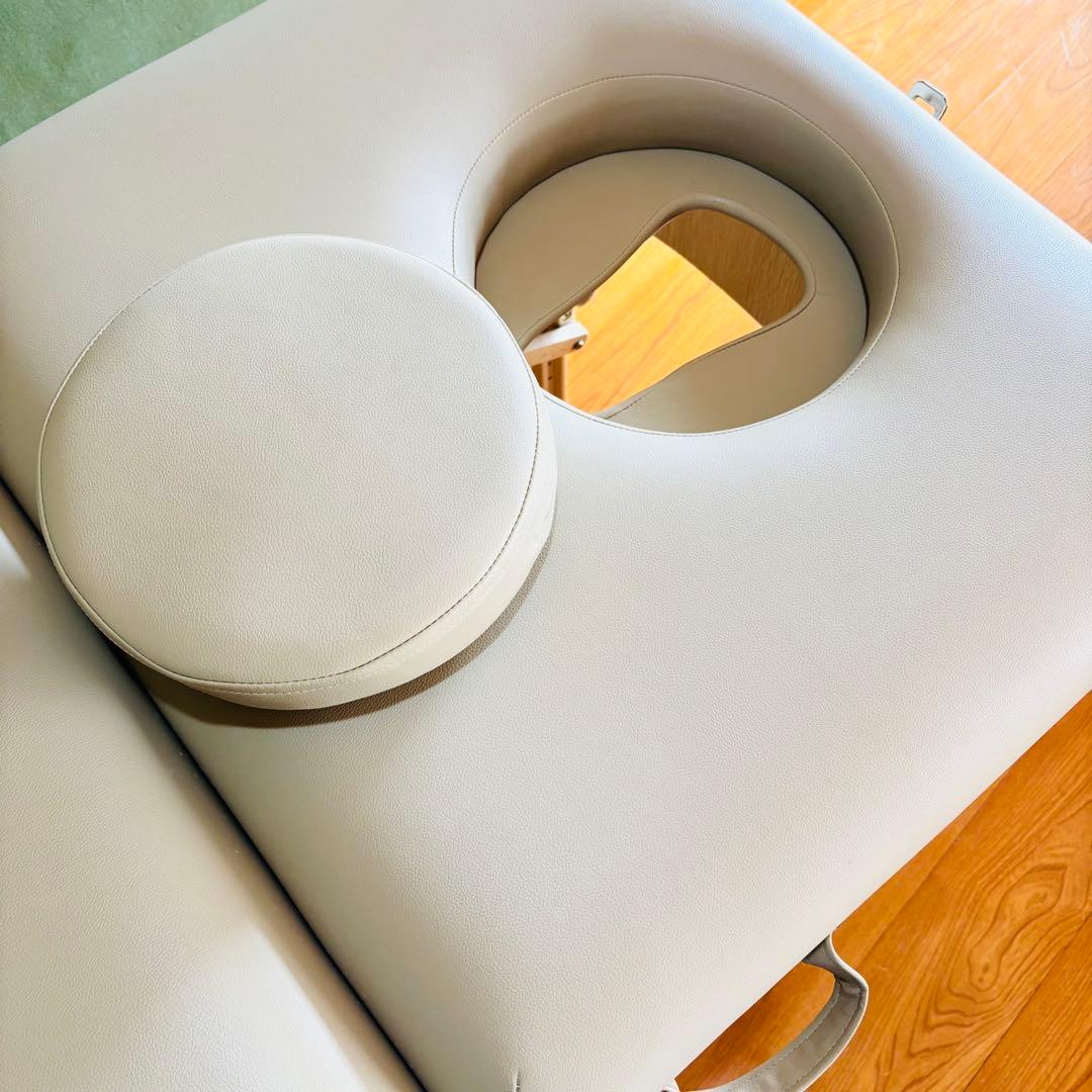 折りたたみベッド リクライニング機能付き ベージュ