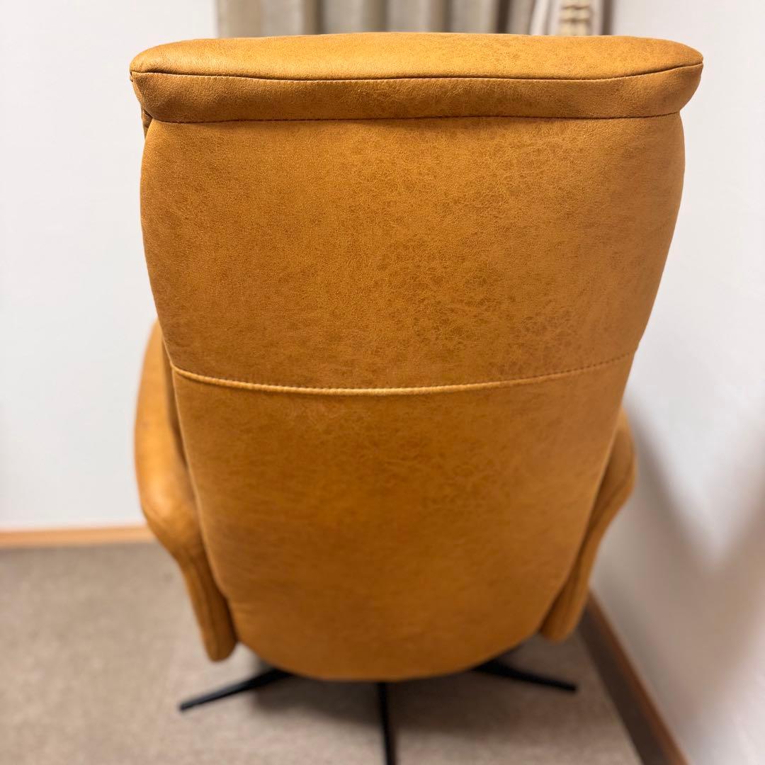 【美品】電動リクライニングチェア キャメル