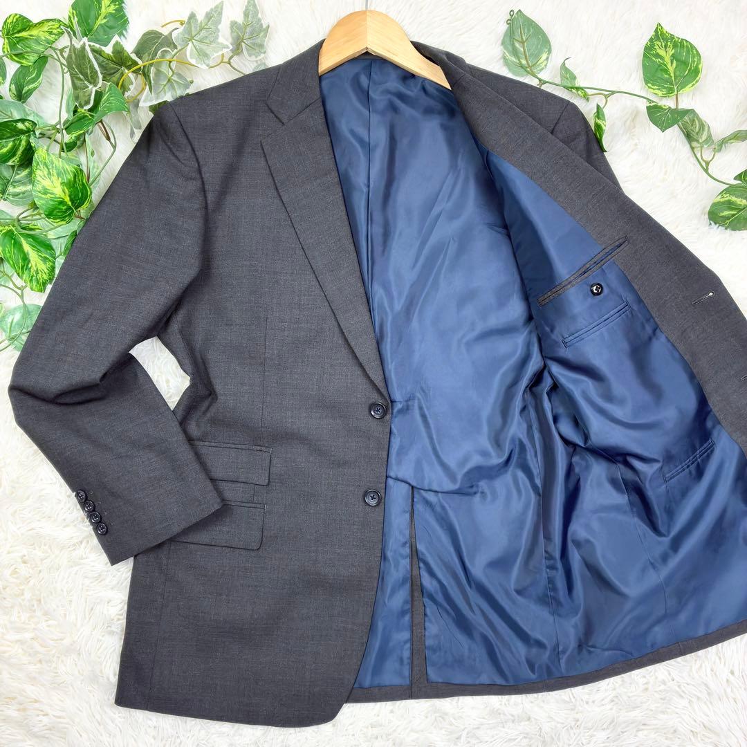 美品　DANKAN　３ピース　スーツセットアップ　オーダースーツ　2XL相当　灰