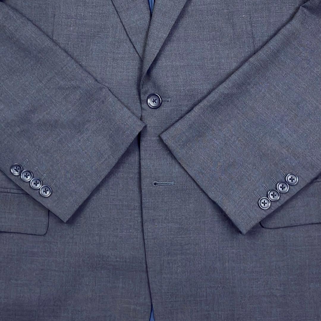 美品　DANKAN　３ピース　スーツセットアップ　オーダースーツ　2XL相当　灰