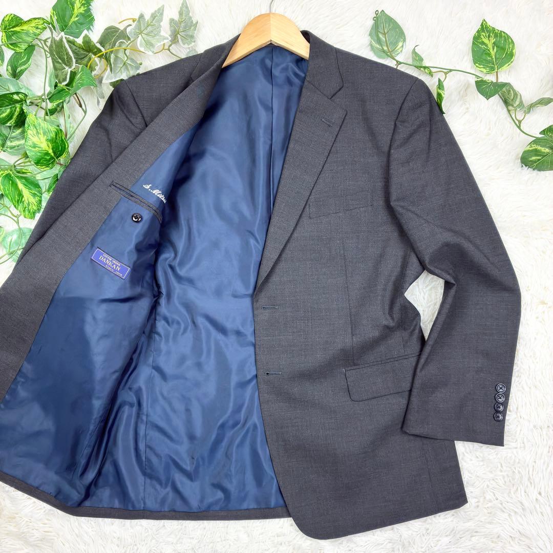 美品　DANKAN　３ピース　スーツセットアップ　オーダースーツ　2XL相当　灰