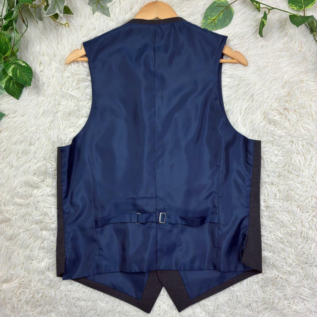 美品　DANKAN　３ピース　スーツセットアップ　オーダースーツ　2XL相当　灰