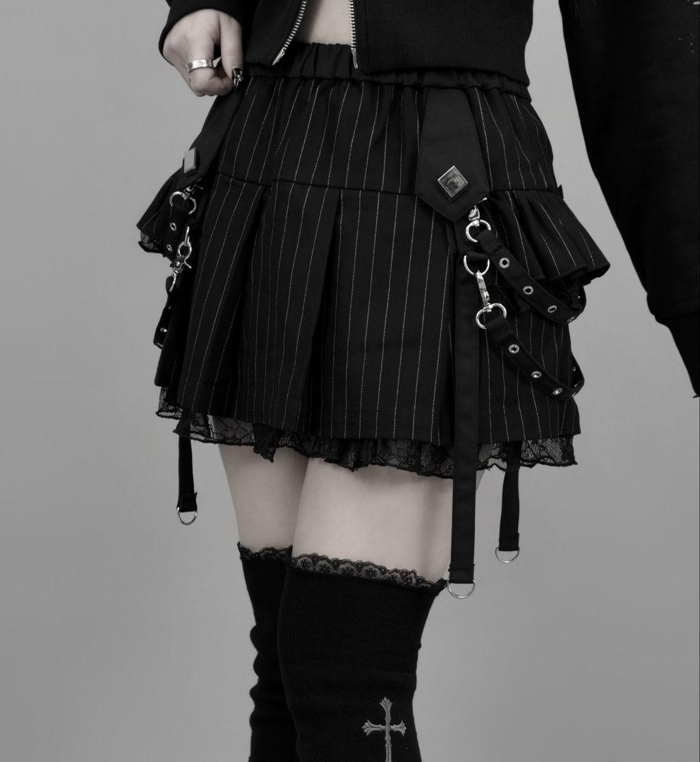 正規品　サイドフリルミニスカート　DimMoire　地雷系　ゴシック　サブカル