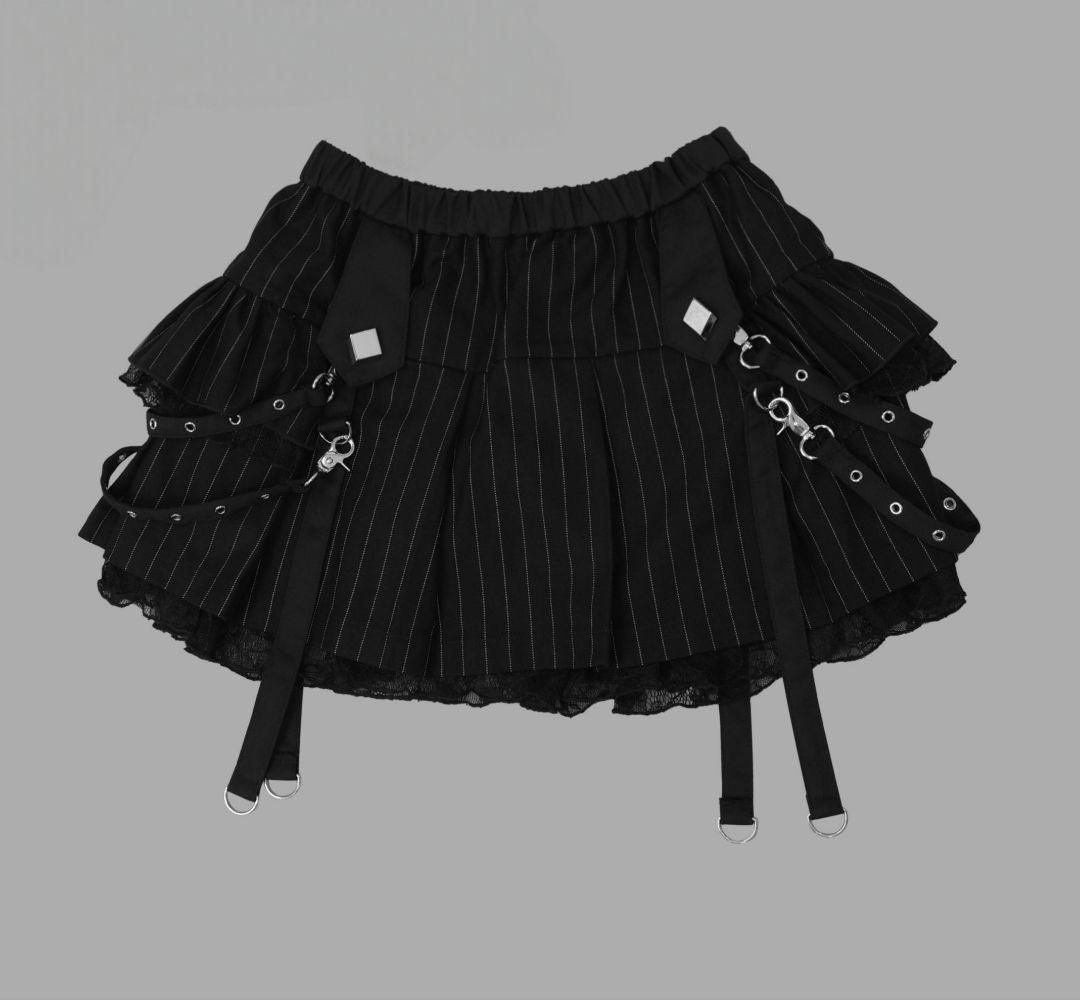 正規品　サイドフリルミニスカート　DimMoire　地雷系　ゴシック　サブカル