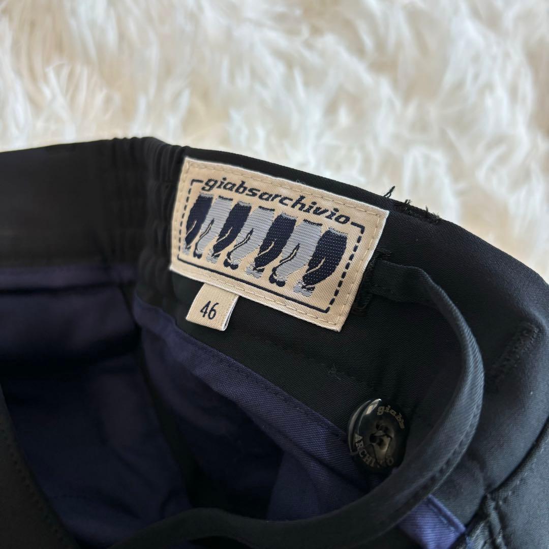 giabs archivio MASACCIO パンツ ストレッチ 黒　ブラック