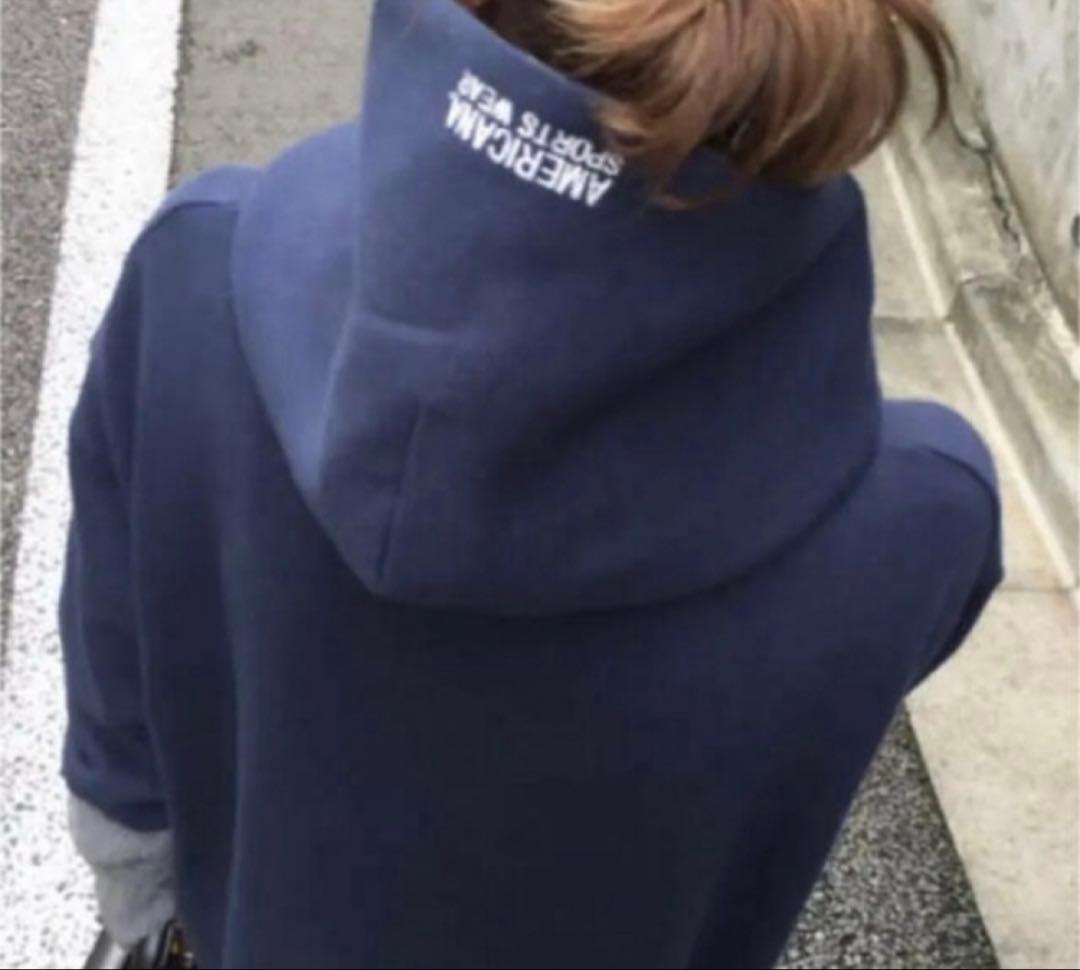 L'Appartement別注 Side Zip Parka ネイビー カーキ