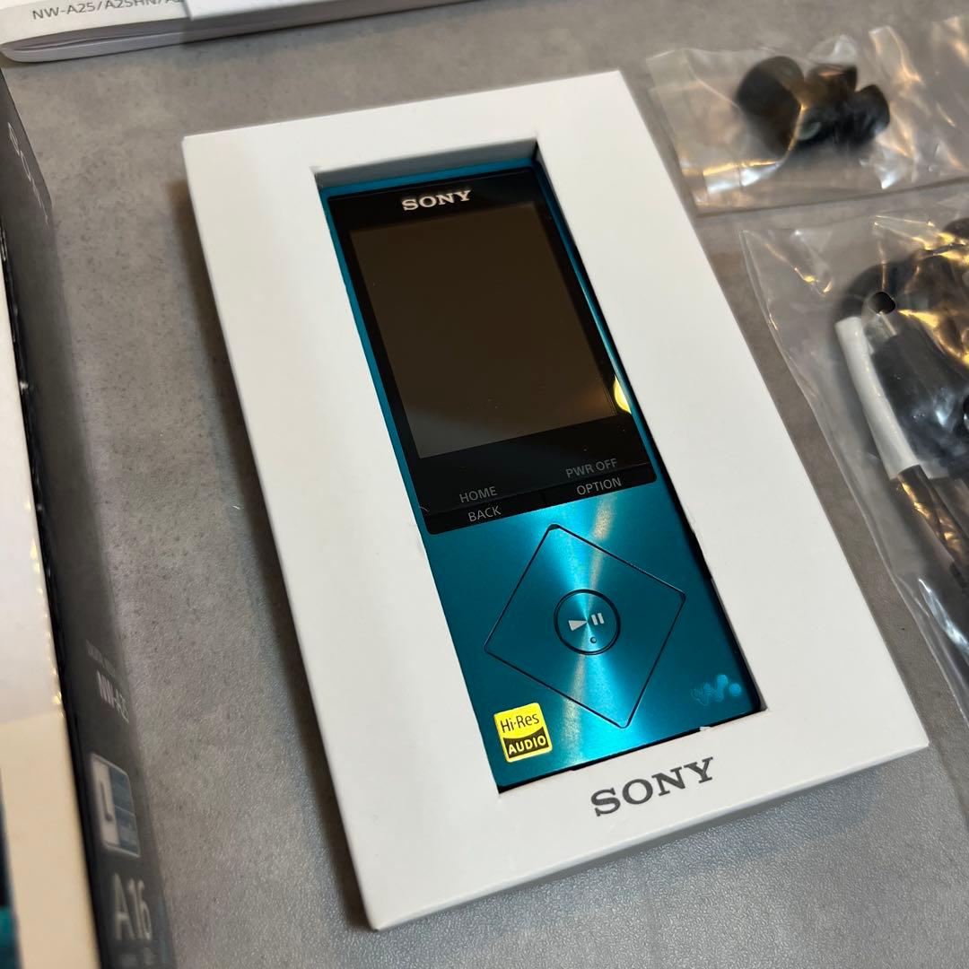 SONY ソニー　ウォークマン　NW-A25 ビリジアンブルー