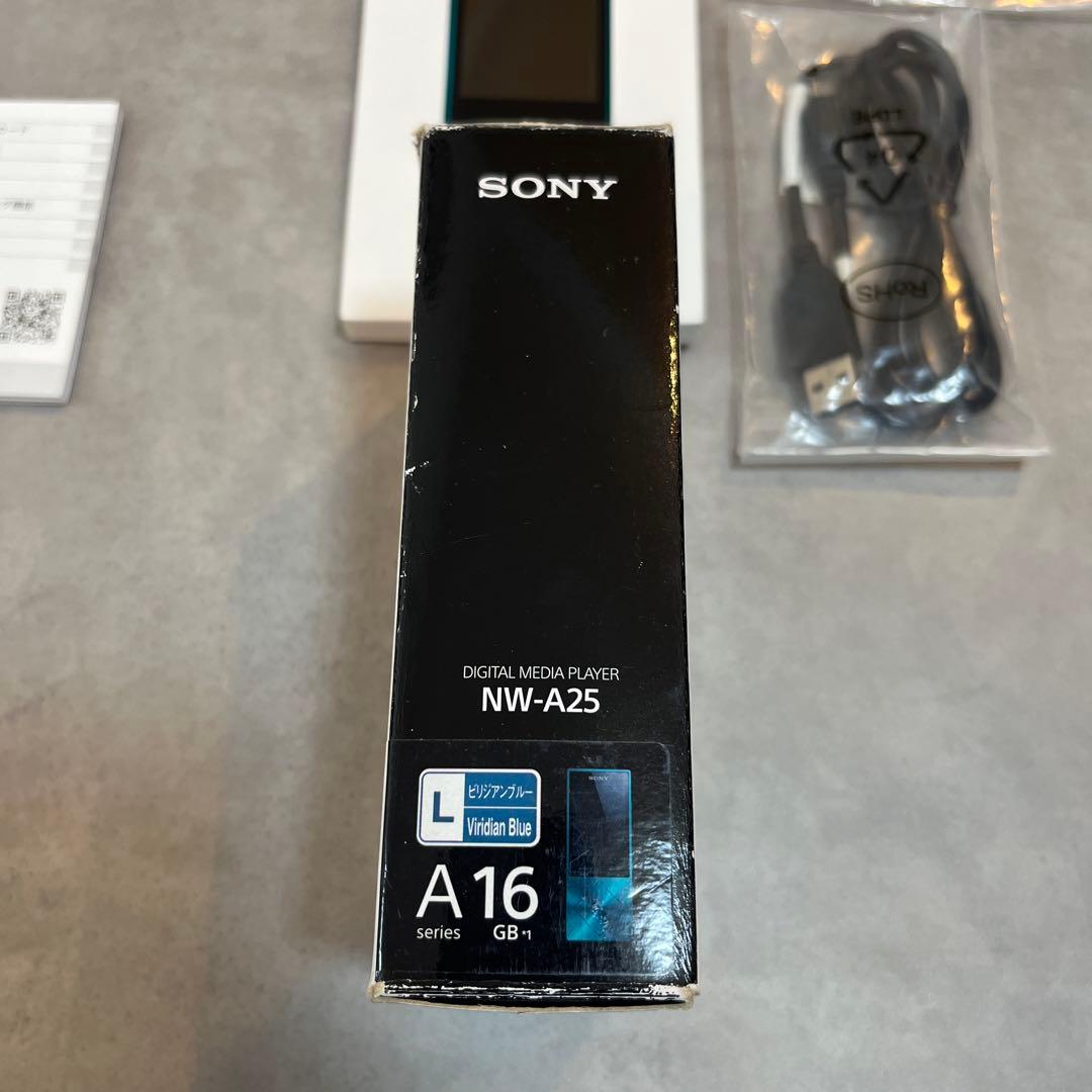 SONY ソニー　ウォークマン　NW-A25 ビリジアンブルー