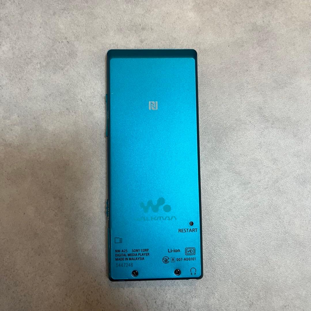 SONY ソニー　ウォークマン　NW-A25 ビリジアンブルー