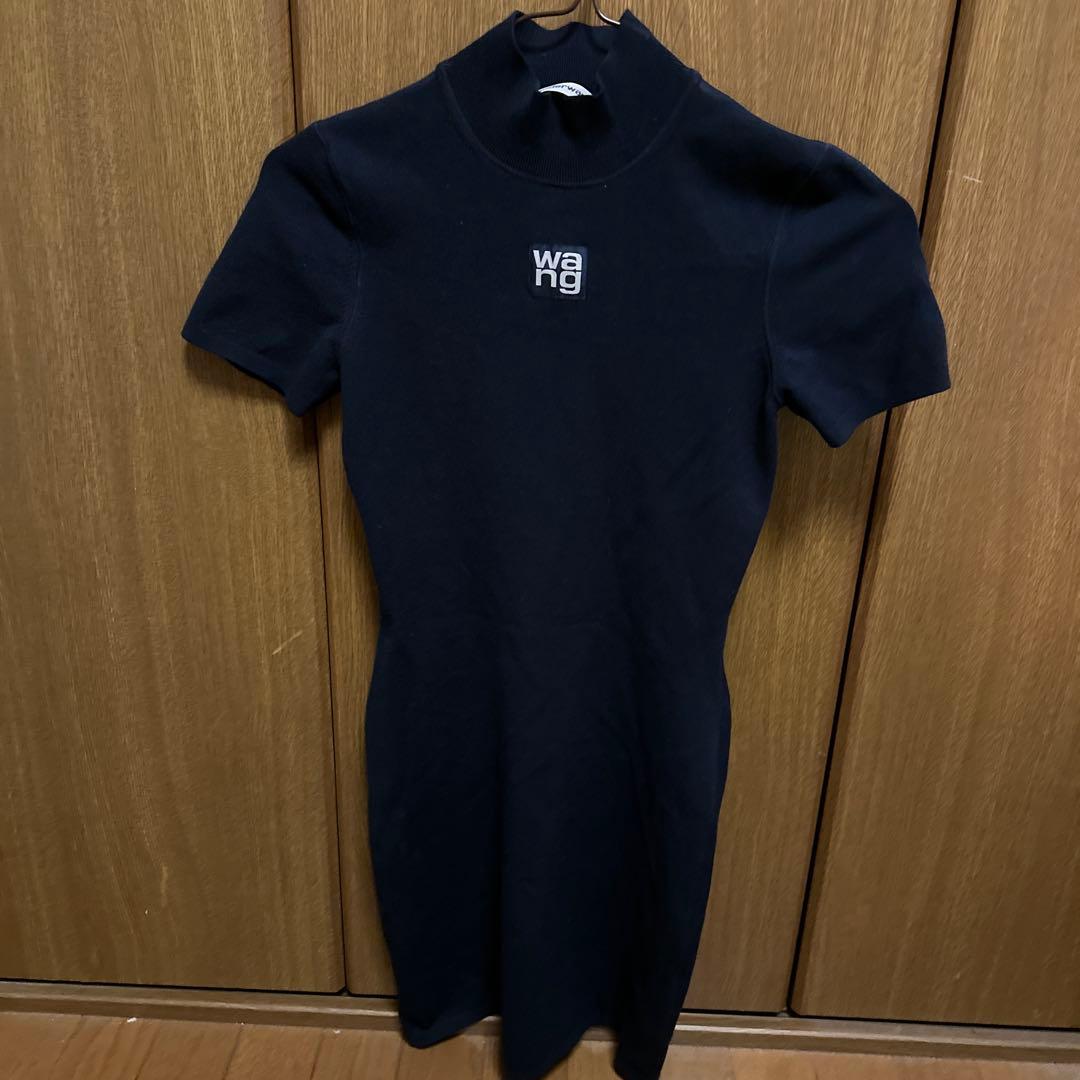 twiceモモ色違い 着用ハイネックミニワンピース ネイビー期間限定値下げ！！