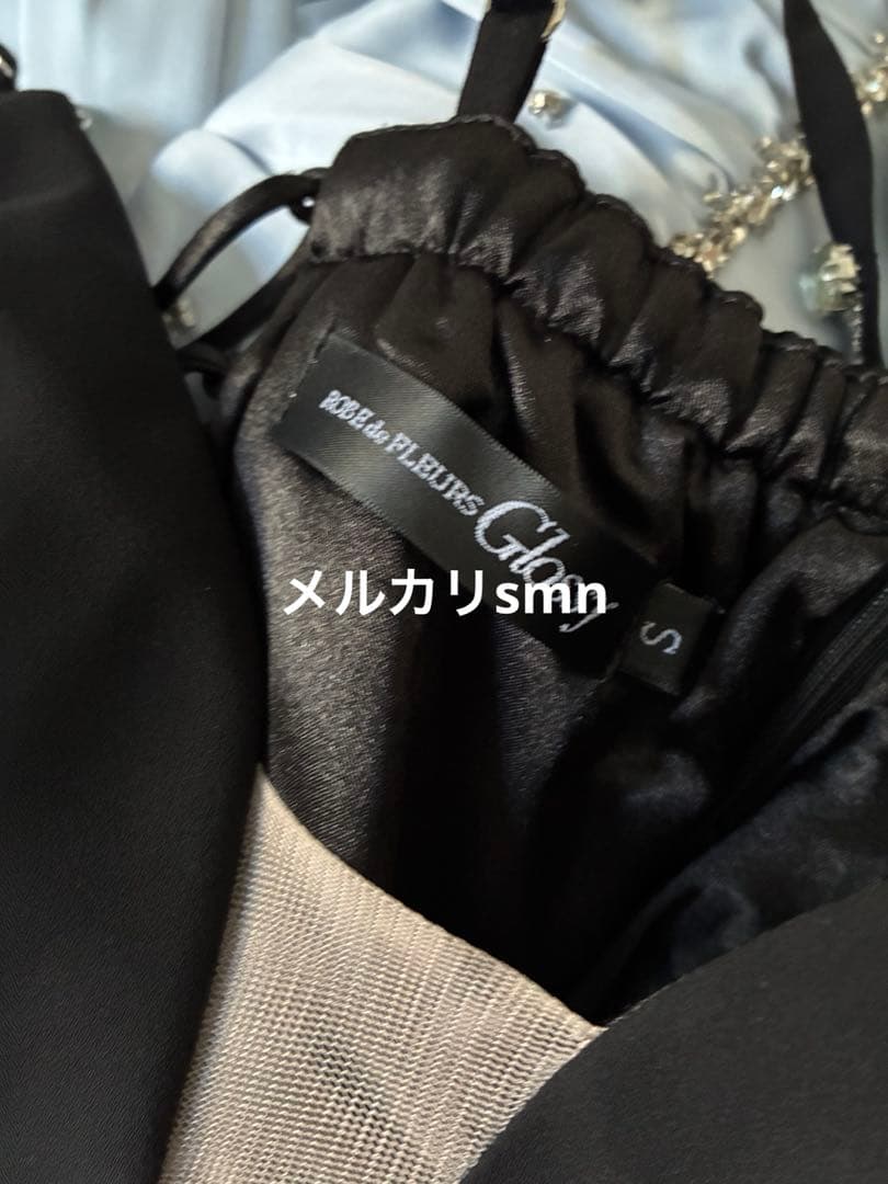 robe de fleurs glossy ドレス　S ブラック　シュガー