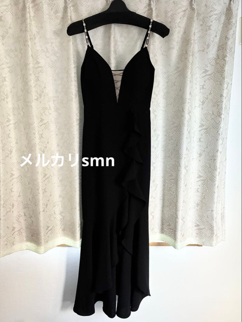 robe de fleurs glossy ドレス　S ブラック　シュガー