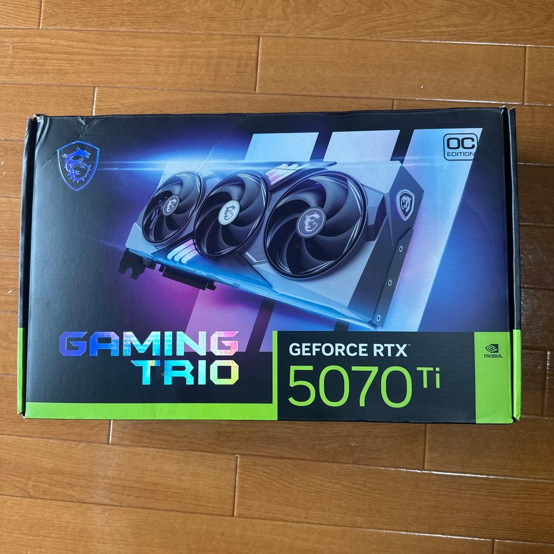 グラフィックボード・グラボ・ビデオカード MSI RTX5070ti 16G GAMING TRIO OC PLUS