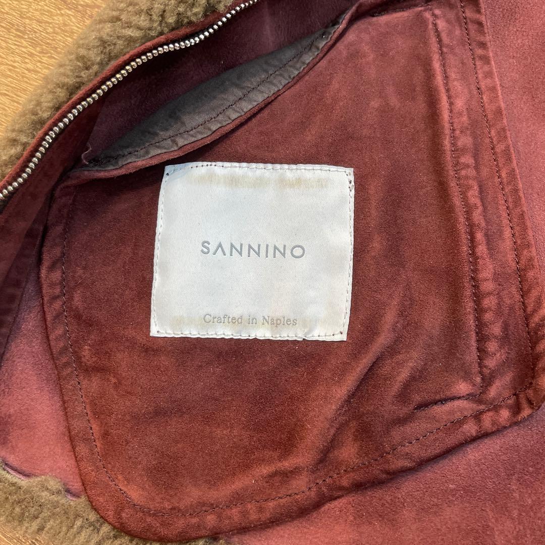 SANNINO ダウンベスト　ボア　ベストアウター　サンニーノ