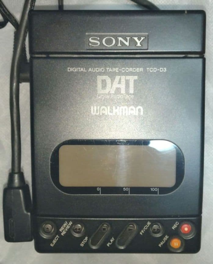 SONYDAT WALKMAN TCD-D3本体＆デジタル入出力アダプタ一式