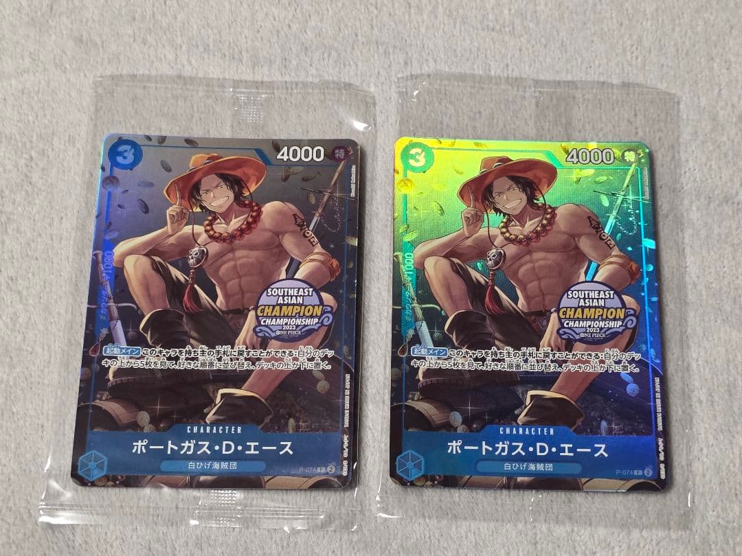 ワンピースカード　ミニ缶エースチャンピオンシッププロモ2023未開封