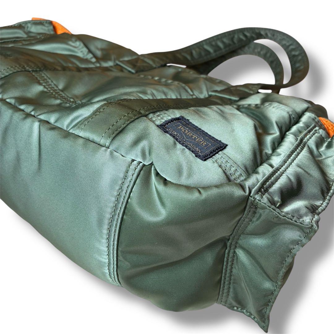 美品✨ PORTER タンカー ダッフル ボストン バック セージグリーン