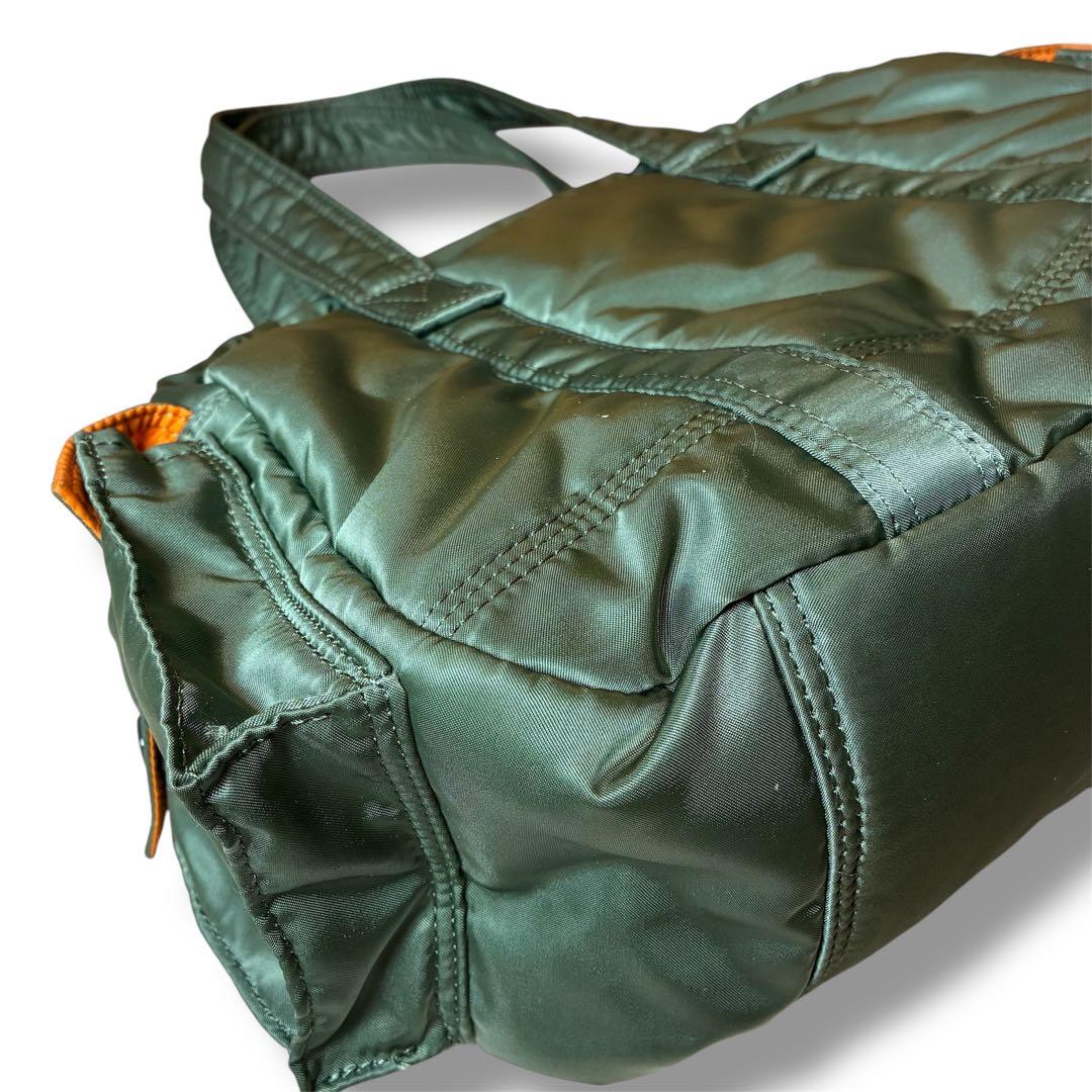 美品✨ PORTER タンカー ダッフル ボストン バック セージグリーン