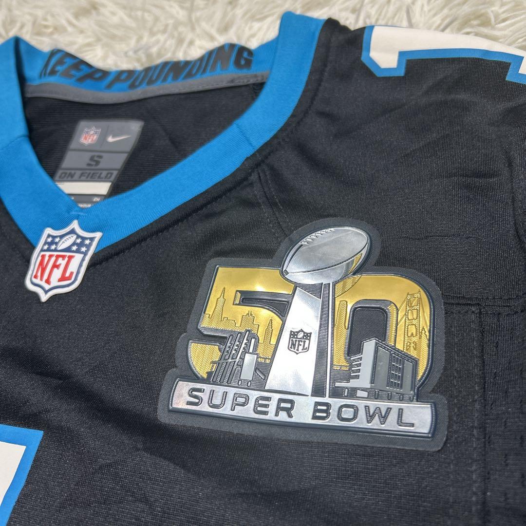 NIKE NFL カロライナ•パンサーズ　ニュートン　ゲームシャツ　S