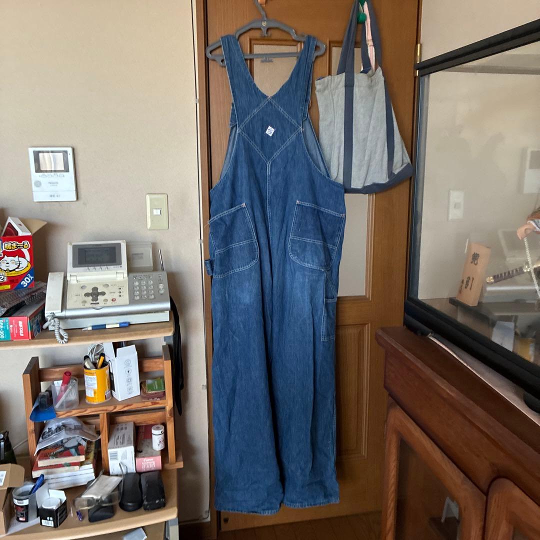 コメント値下げOK盾タグ40s pay dayオーバーオール