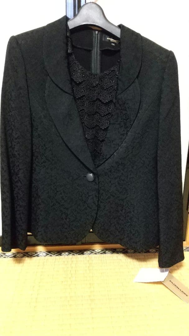 COCO ブラックフォーマルスーツ(米沢織)