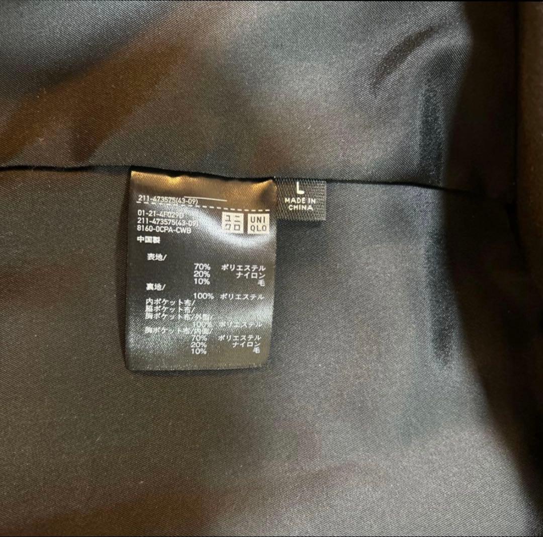 ユニクロC ツイードオーバーサイズジャケット L