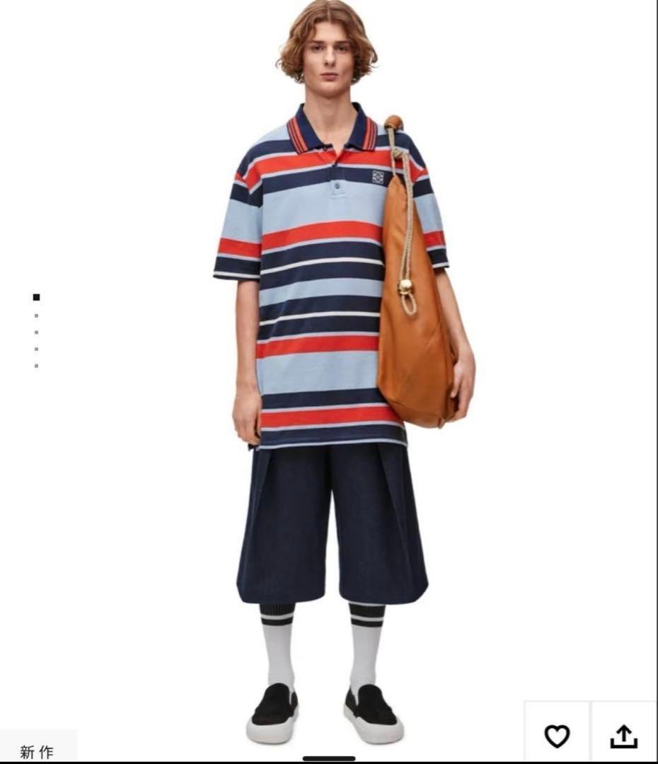 LOEWE プリーツショーツデニム