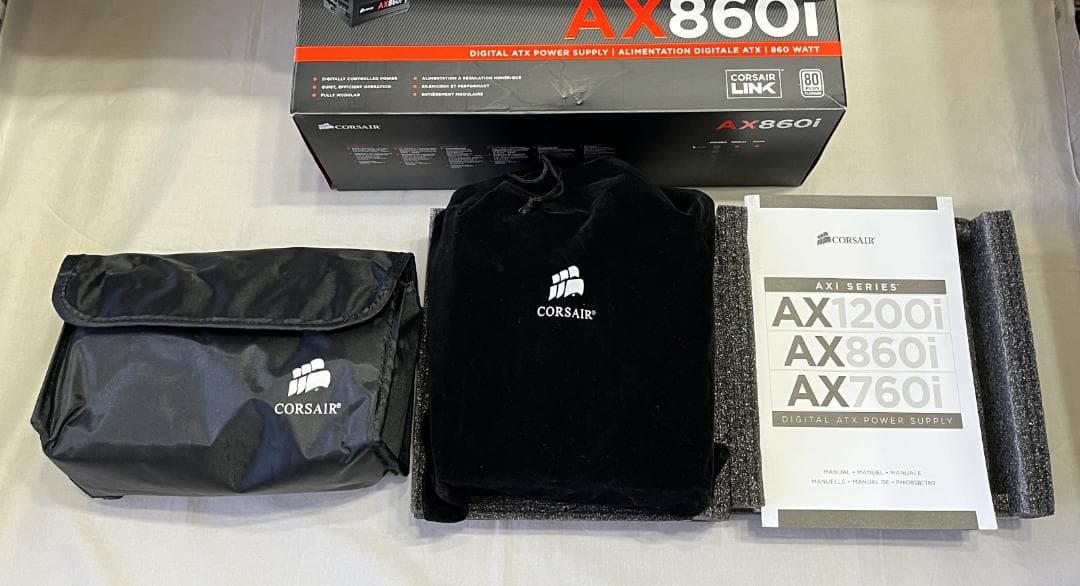 コルセア CORSAIR AX860i ATX電源 PLATINUM認証 　美品