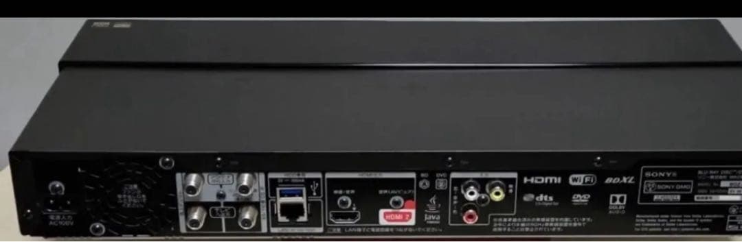 SONY BDZ-FT3000 3番組同時録画対応　3TB HDD 取説付き