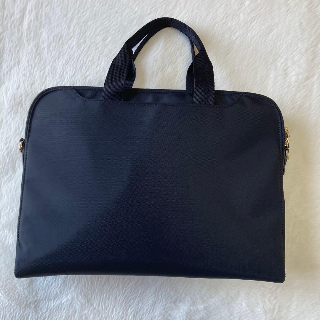 未使用級 アニエスベー agnès b. PCバッグ 2way A4 ブラック