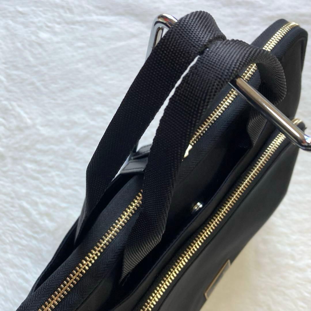 未使用級 アニエスベー agnès b. PCバッグ 2way A4 ブラック