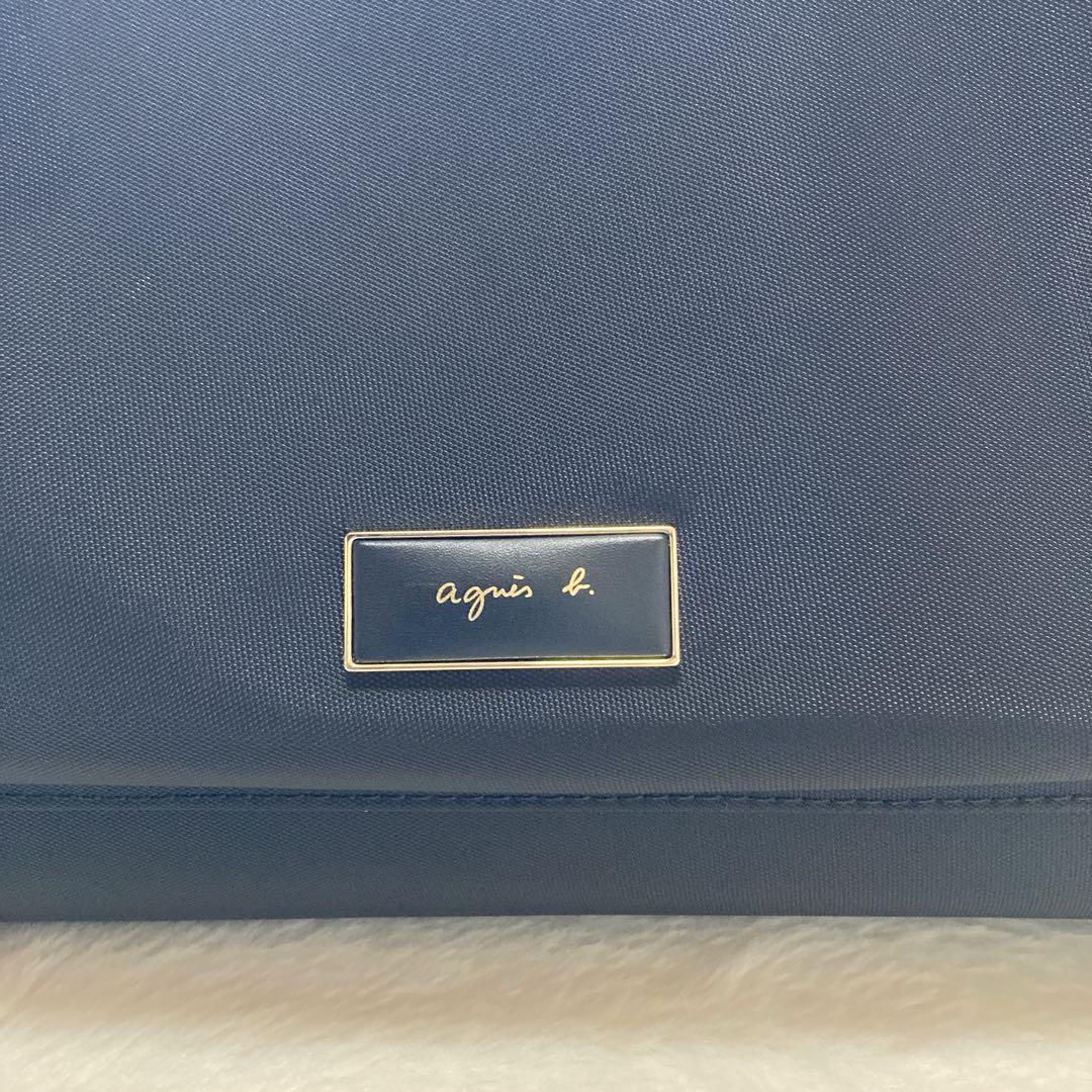 未使用級 アニエスベー agnès b. PCバッグ 2way A4 ブラック