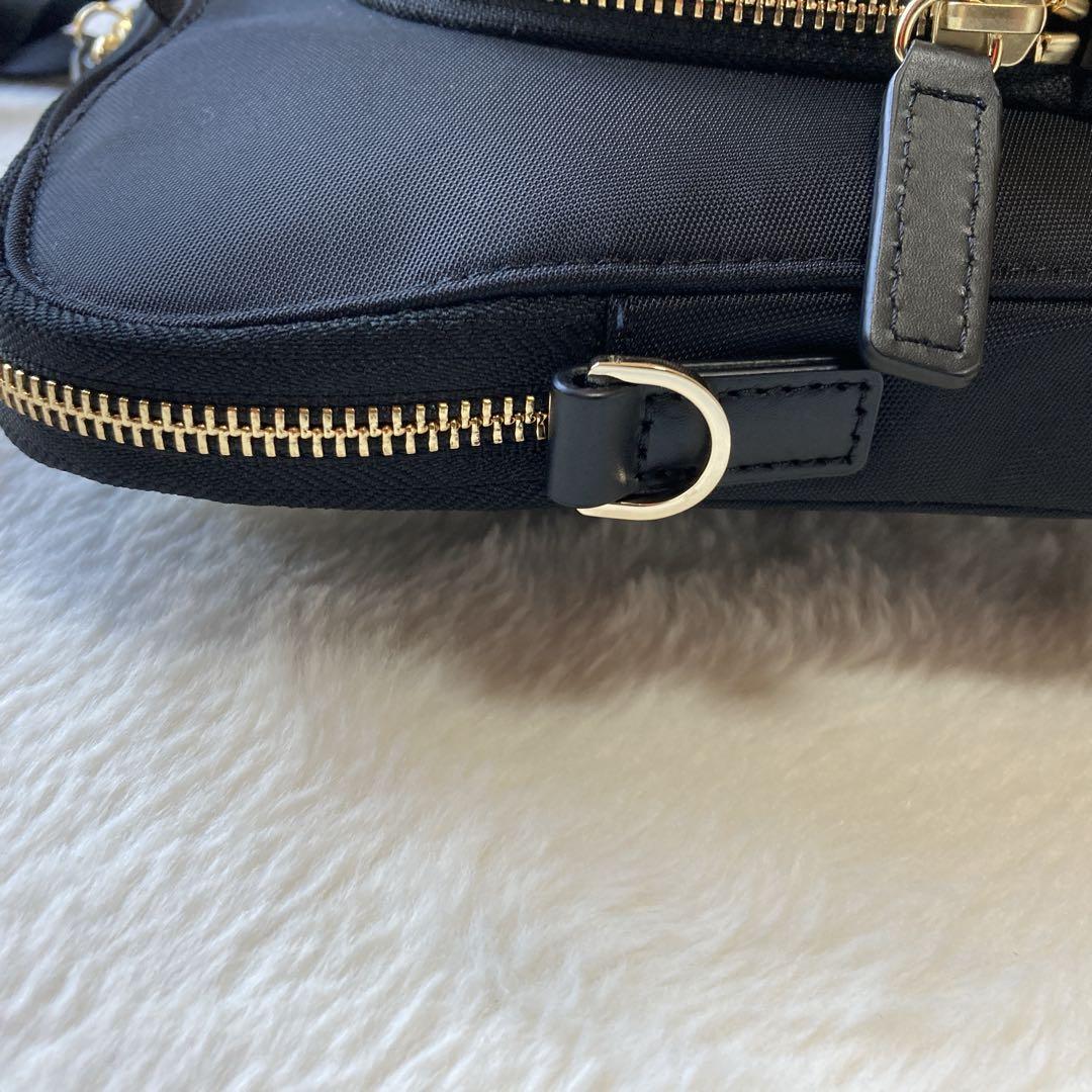 未使用級 アニエスベー agnès b. PCバッグ 2way A4 ブラック