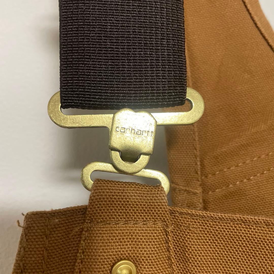 【最終値下げ】Carhartt ブラウンオーバーオール 36x32