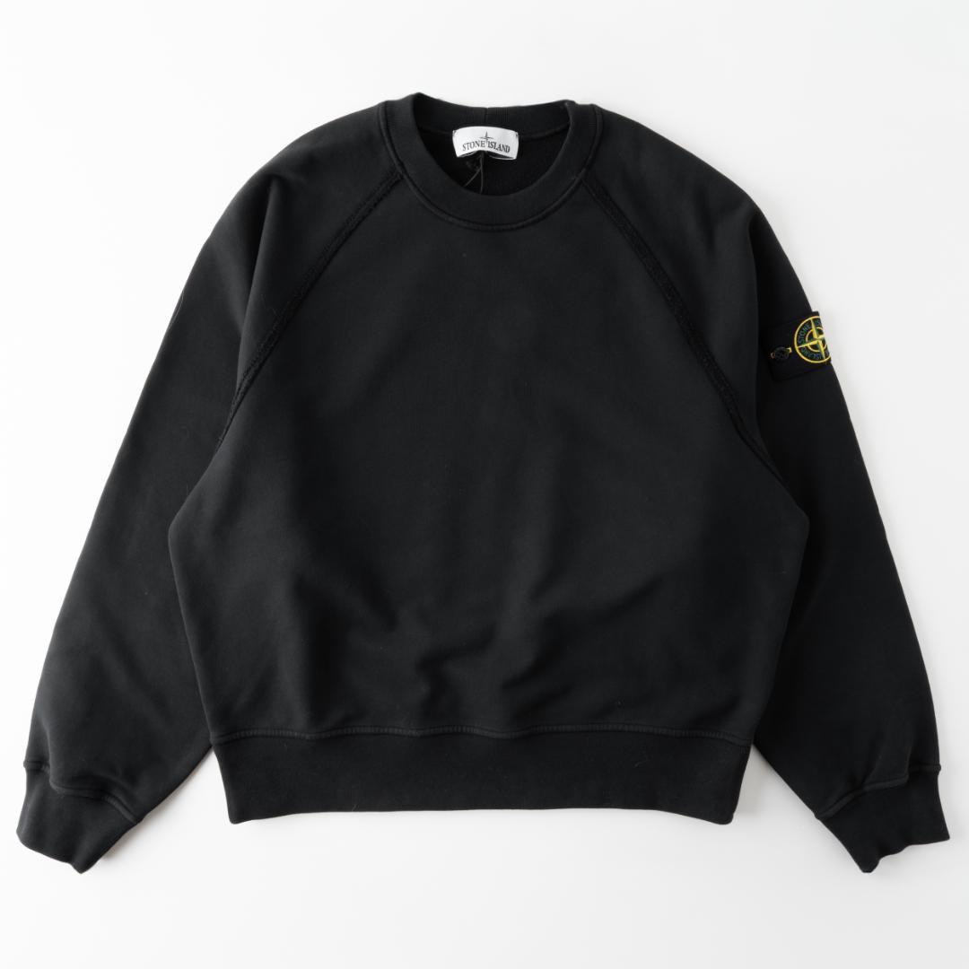 新品 STONE  裏起毛 LOGO スウェットシャツ L