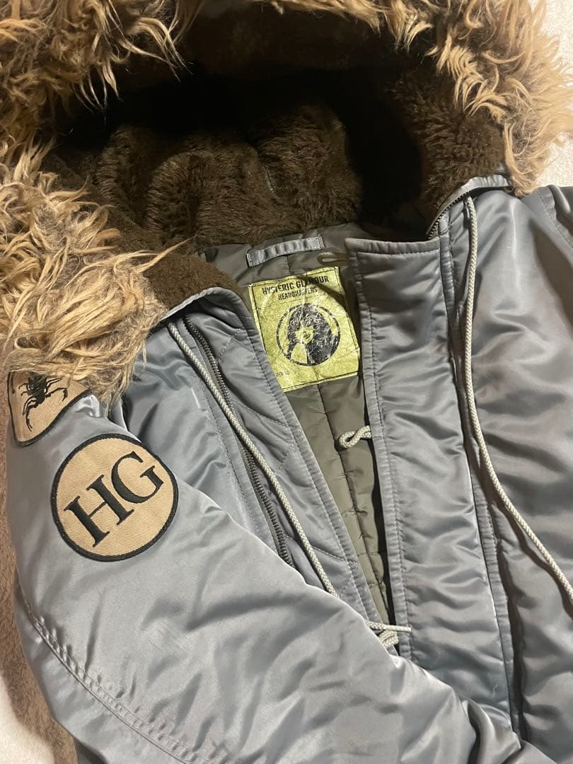 yuta ヒステリックグラマー N-2B フライトジャケット プリマロフ