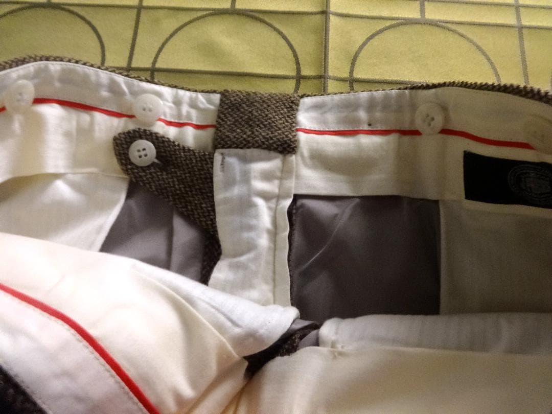 スーツ J.PRESS HERRINGBONE TWEED TROUSERS