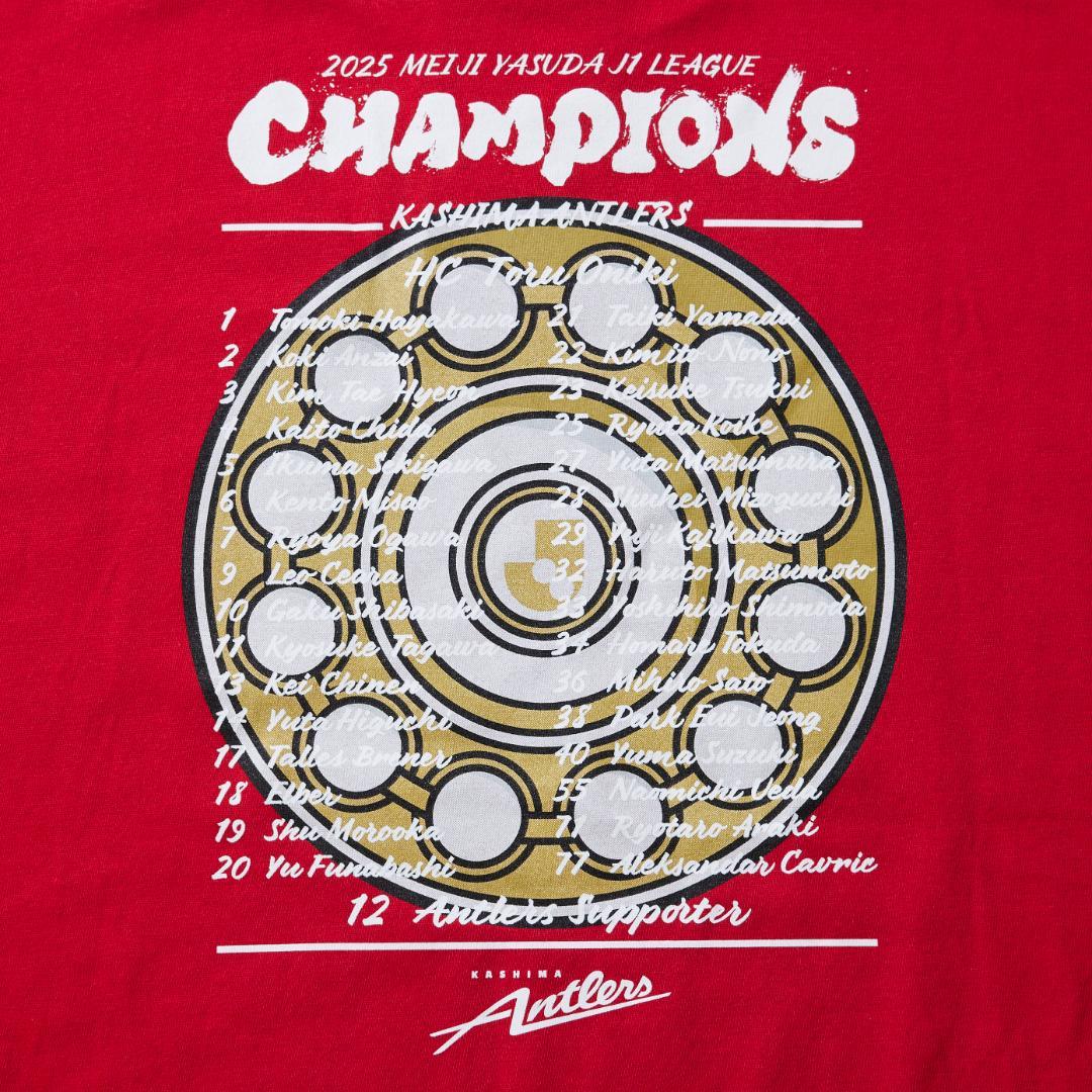 た*様 レオ セアラ選手のサイン入り「25Ｊ１リーグ優勝記念Tシャツ」