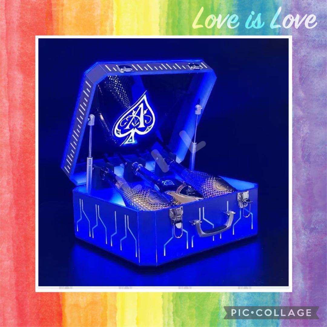⭐️アルマンドシャンパン⭐️LED照明付￼ボトルプレゼンター⭐️アタッシュケース⭐️