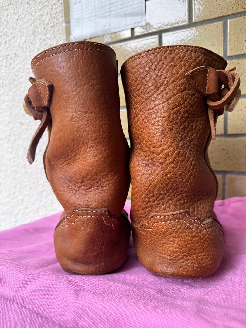 COMME des GARÇONS ブラウンショートブーツ