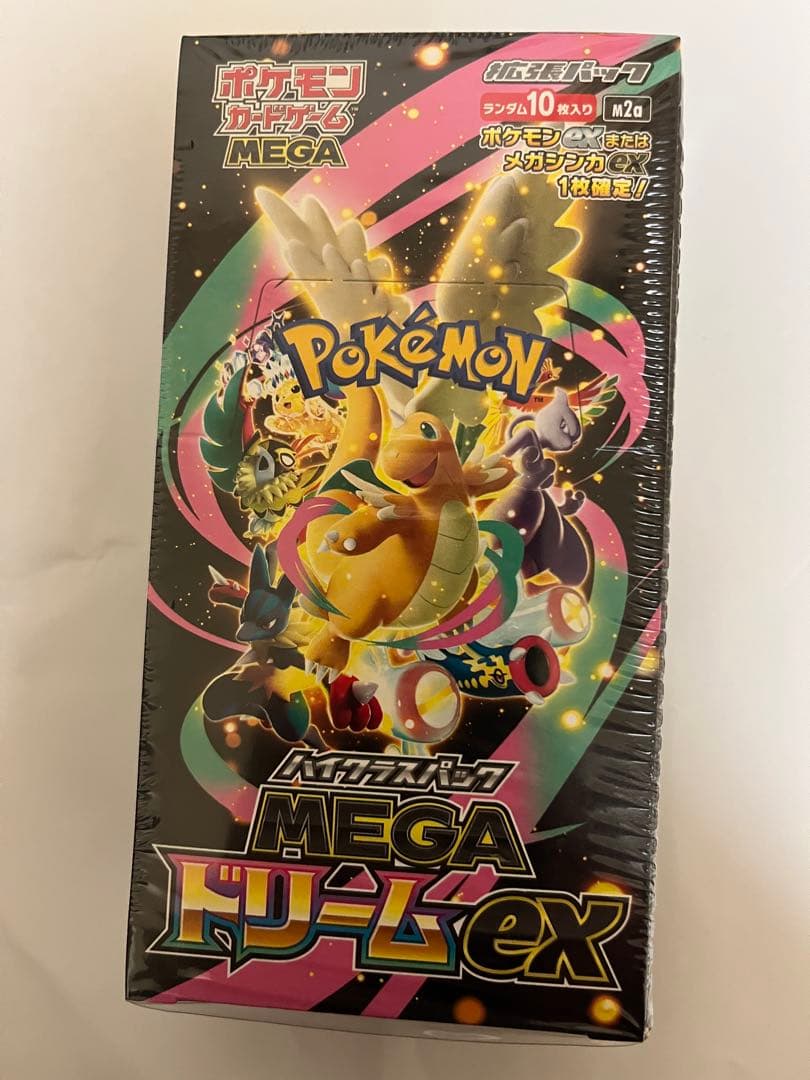 【新品・未開封】ポケモンカード　MEGAドリームex 1BOX シュリンク付き①