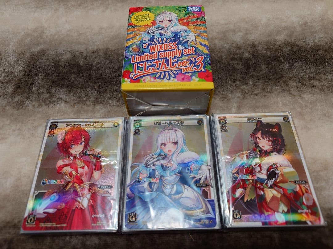 ウィクロス にじさんじコラボスリーブ さんばか 3点