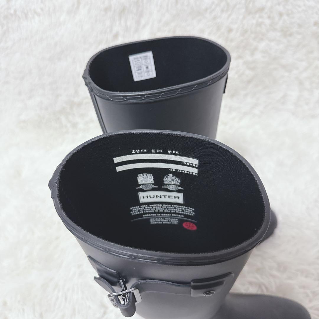 未使用　HUNTER レインブーツ　23cm UK4ロングブーツ　長靴