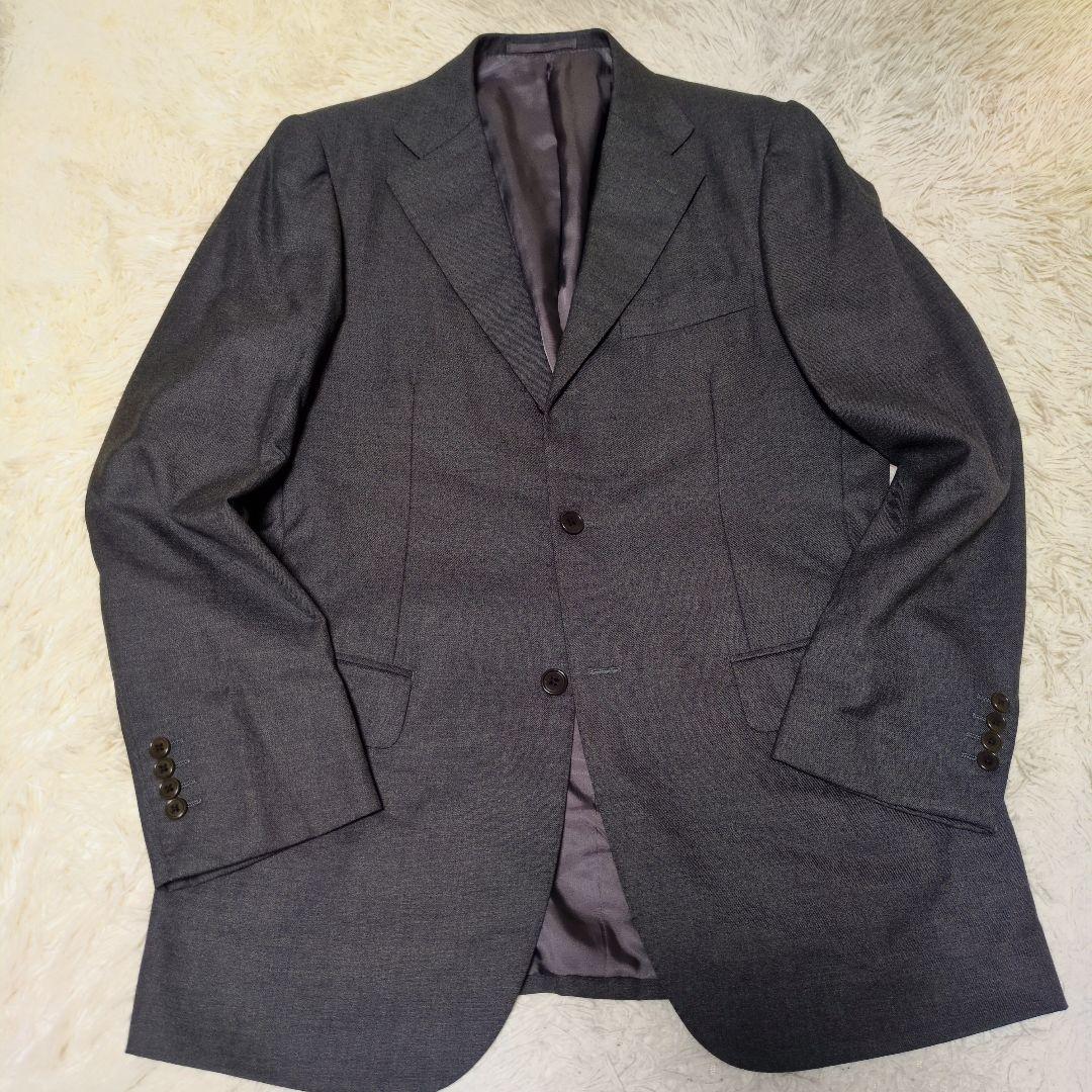 美品♢高級ライン BEAMS F 段返り スーツ セットアップ XL 総裏