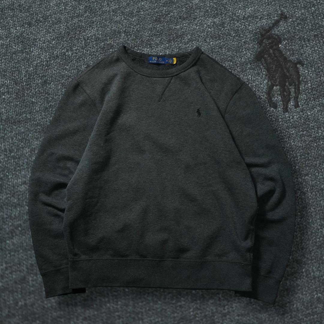 現行/極美品 POLO RALPH LAUREN スウェット ポニーロゴ 両V
